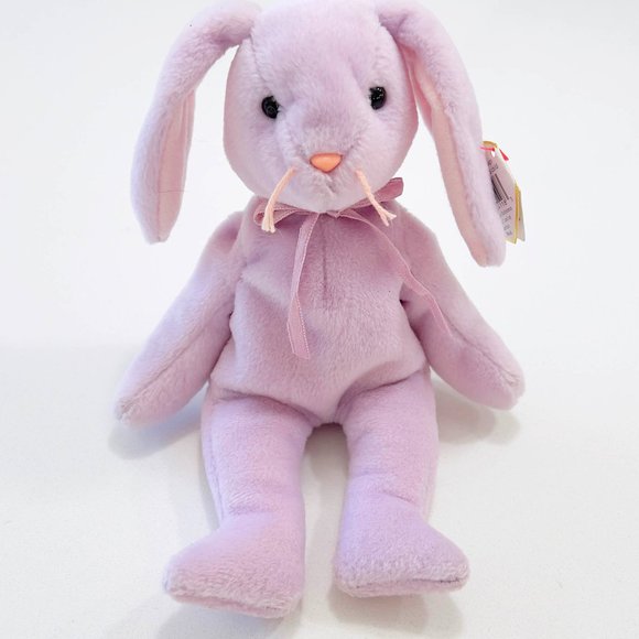 Ty Beanie Babies Collection Floppity Bunny Rabbit Plush Stuffed Toy 5-28-96 - Picture 1 of 7